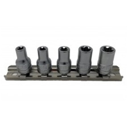 TOOL 0.25 in. Drive 5 Point EPR Torx Plus Socket Set - 5 Piece TO2613555